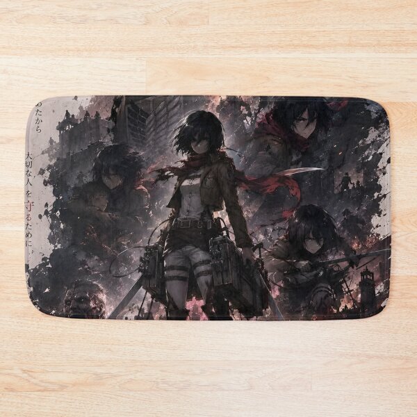 Item preview, Scarlet Warrior Anime Girl | Dark Fantasy Battle Art | Gothic Manga Inspired Poster designed and sold by Dyan4.