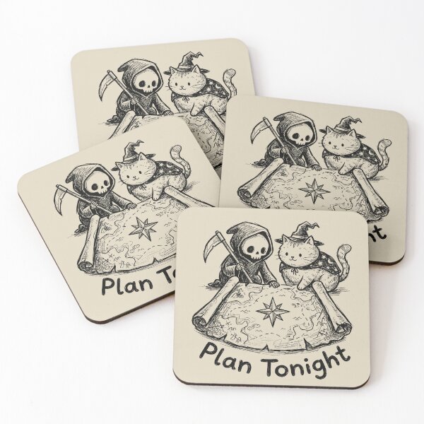 Item preview, Blueprint Chaos - Halloween Cute Grim Reaper designed and sold by bapupa.