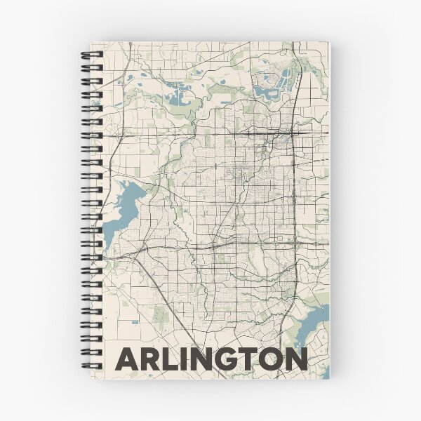 Item preview, Arlington Map designed and sold by MapsNerd.
