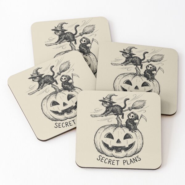 Item preview, Pumpkin Meeting - Cute Grim Reaper Halloween designed and sold by bapupa.
