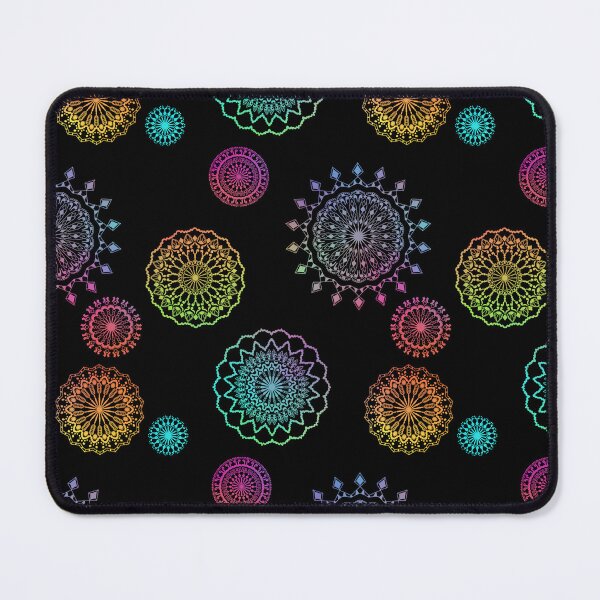 Item preview, Bright Mandalas on Black  designed and sold by JaygiesDesign.