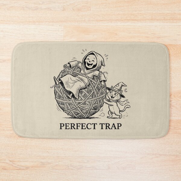 Item preview, Yarn Trap - Cute Grim Reaper Halloween designed and sold by bapupa.