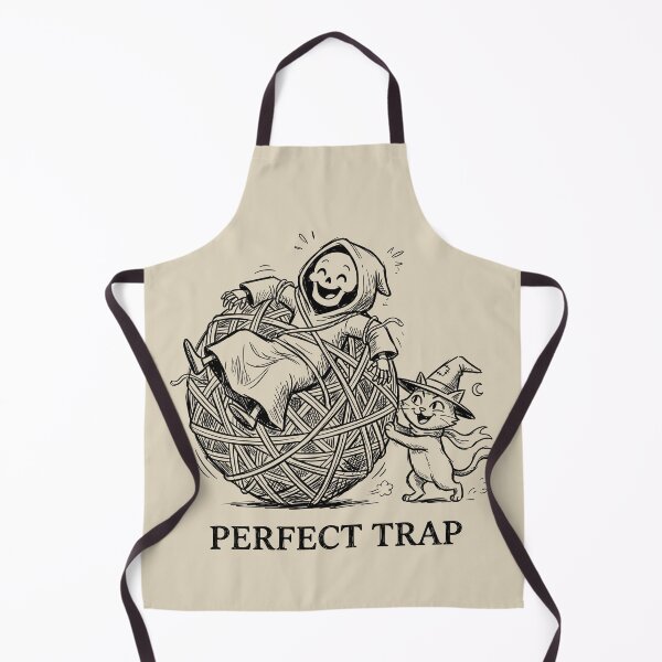Item preview, Yarn Trap - Cute Grim Reaper Halloween designed and sold by bapupa.