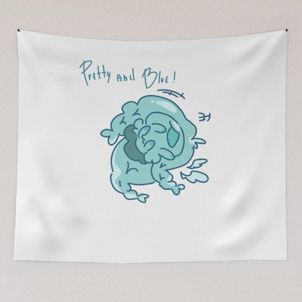 Item preview, Pretty And Blue designed and sold by PeaceTypo.