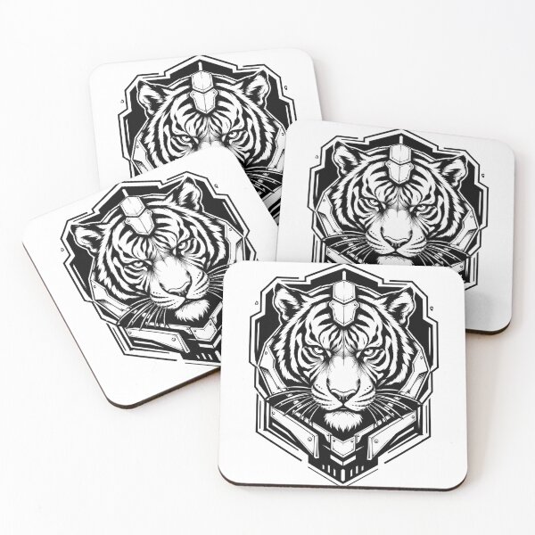 Item preview, Cyber Tiger Robotic Beast Digital Warrior  designed and sold by the-dovlat.