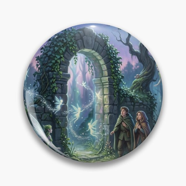 Item preview, Fairy Encounter at the Forest Portal designed and sold by NeyhineAngelionShop.