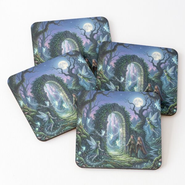 Item preview, Fairy Encounter at the Forest Portal designed and sold by NeyhineAngelionShop.