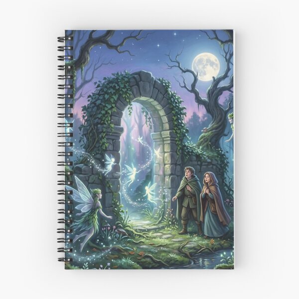 Item preview, Fairy Encounter at the Forest Portal designed and sold by NeyhineAngelionShop.