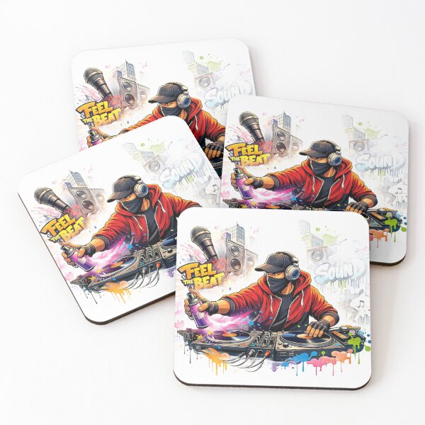 Item preview, Feel the Beat: Urban DJ Street Art Explosion designed and sold by Artisan Finds Online.