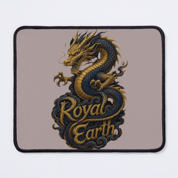Item preview, Royal Earth Golden Dragon Majestic Oriental Emblem designed and sold by RoyalEarthstore.