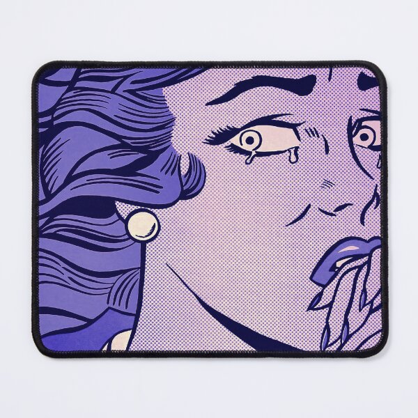 Item preview, Crying Girl - Roy Lichtenstein 1963 pastel goth edit designed and sold by TrezeTreze.