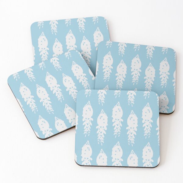 Item preview, Eucalyptus Silhouette Print - Island Wave Blue designed and sold by Daniel Bevis Design.