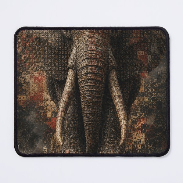 Item preview, Builder Repeat Until Permanent Elephant Mosaic Canvas Print designed and sold by SavannaStrikes.