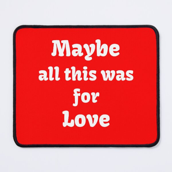 Item preview, Maybe Love? designed and sold by The WordCatcher Street.