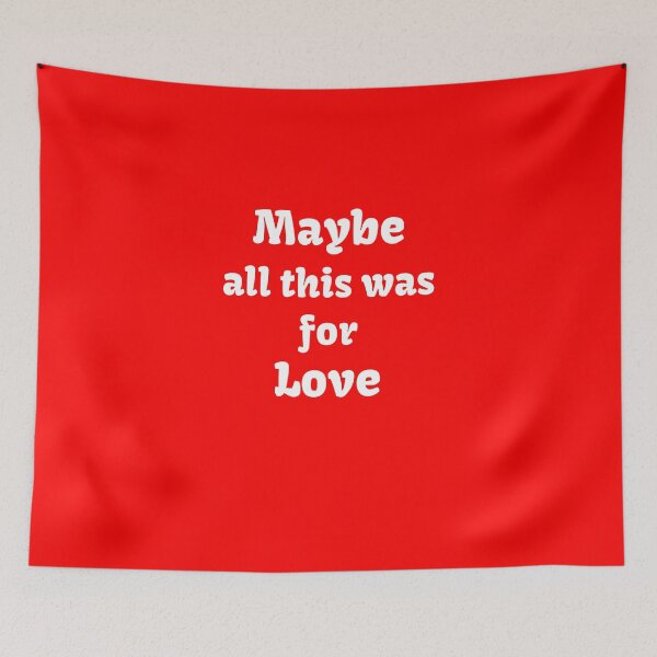 Item preview, Maybe Love? designed and sold by The WordCatcher Street.