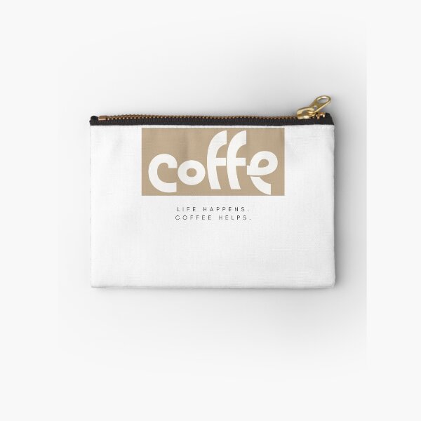 Item preview, Life Happens. Coffee Helps. | Minimalist Coffee Lover Quote | Modern Typography Design designed and sold by INK AND AURA.