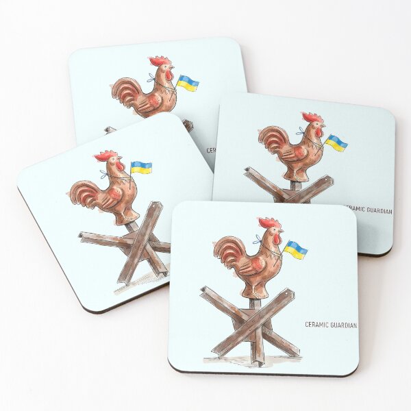 Item preview, Ceramic Guardian - Ukrainian Borodyanka Rooster Art designed and sold by SoulPT.