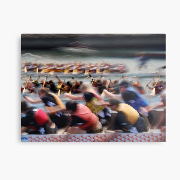 Dragon Boat Race Metal Print