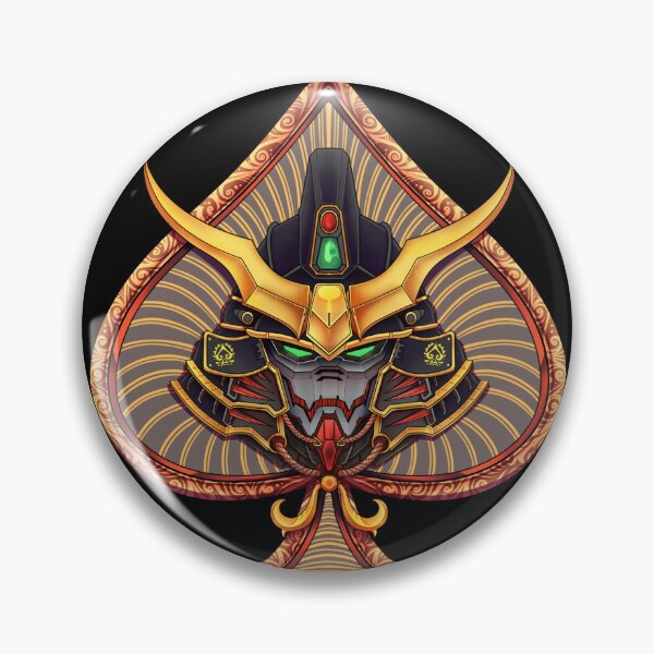 Item preview, samurai mecha head in spade designed and sold by trststyle.