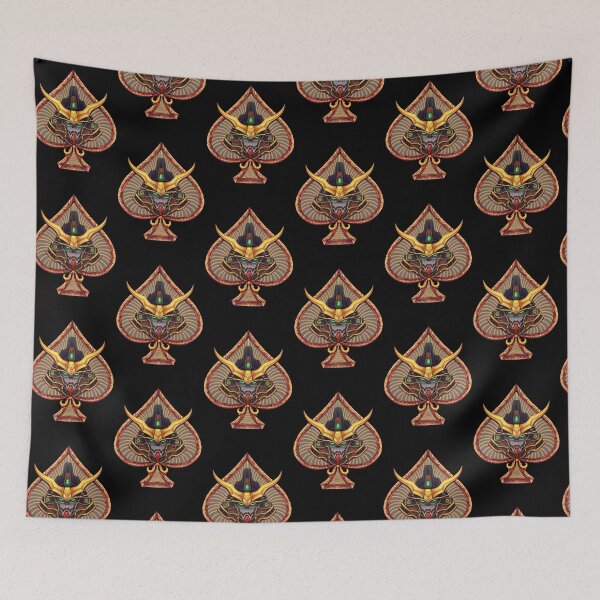 Item preview, samurai mecha head in spade designed and sold by trststyle.