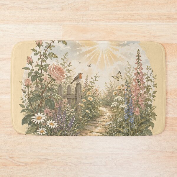 Item preview, Sunshine After Rain | Vintage Cottage Garden Botanical Illustration designed and sold by Bound for Wonder.