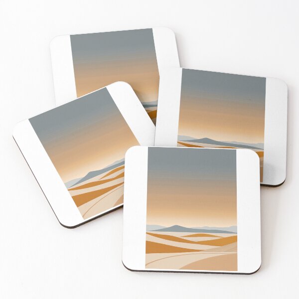 Item preview, Landscape - Stylized Desert Landscape, Serene Atmosphere designed and sold by Reverso-Design.