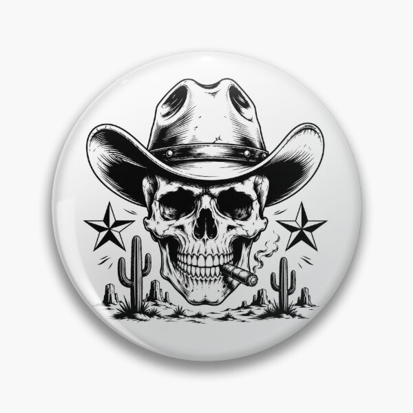 Item preview, Cowboy Skull Western Desert Outlaw designed and sold by the-dovlat.