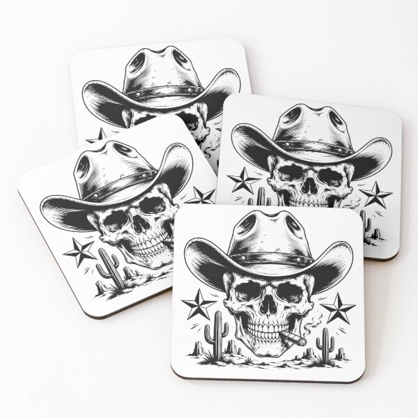 Item preview, Cowboy Skull Western Desert Outlaw designed and sold by the-dovlat.