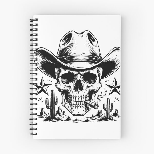 Item preview, Cowboy Skull Western Desert Outlaw designed and sold by the-dovlat.
