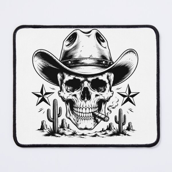 Item preview, Cowboy Skull Western Desert Outlaw designed and sold by the-dovlat.