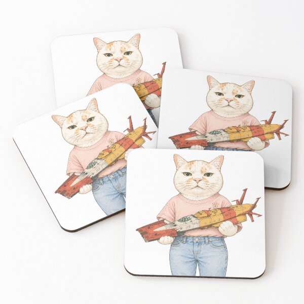 Item preview, Space Cadet Cat and the Yukikaze designed and sold by Komatoya.