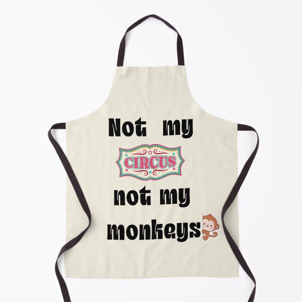 Item preview, Not My Circus Not My Monkeys Vintage Quote designed and sold by TheFrameVault.