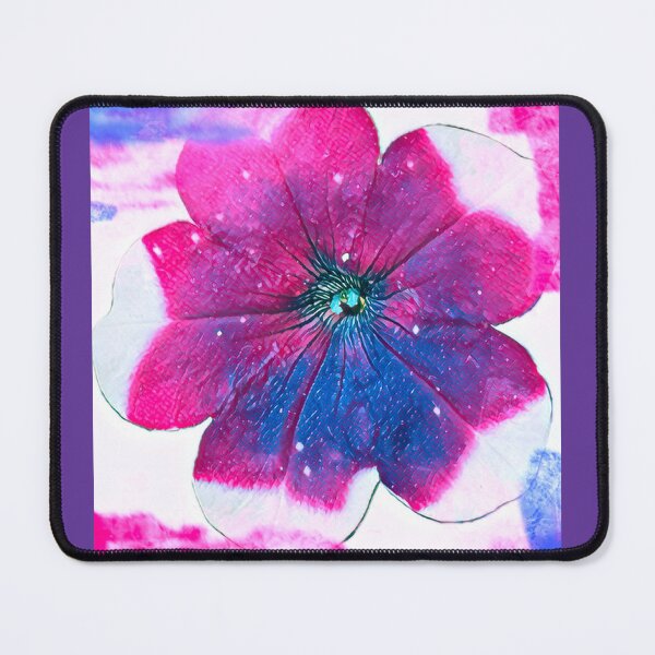 Item preview, Watercolor Rainbow Impressionist Petunia Flower Art designed and sold by BalkanBloom.
