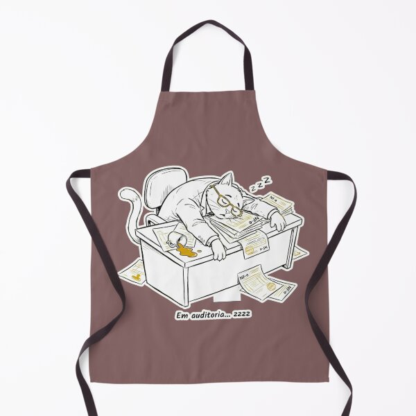 Item preview, In Audit... zzzz — Sleeping Accountant Cat (Em Auditoria... zzzz — Gato Contador Dormindo) designed and sold by HAPPY HARBOR DESIGN .