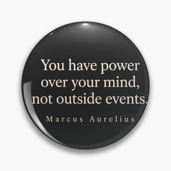 Item preview, Marcus Aurelius Stoic Quote Minimal Typography Poster Mental Strength Philosophy Print designed and sold by theminimalzone.