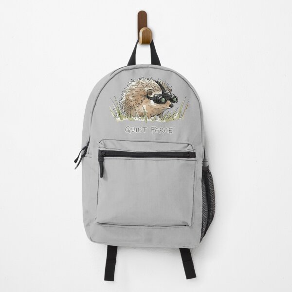 Item preview, Quiet Force - Cute Hedgehog with Night Vision Goggles Watercolor Art designed and sold by SoulPT.