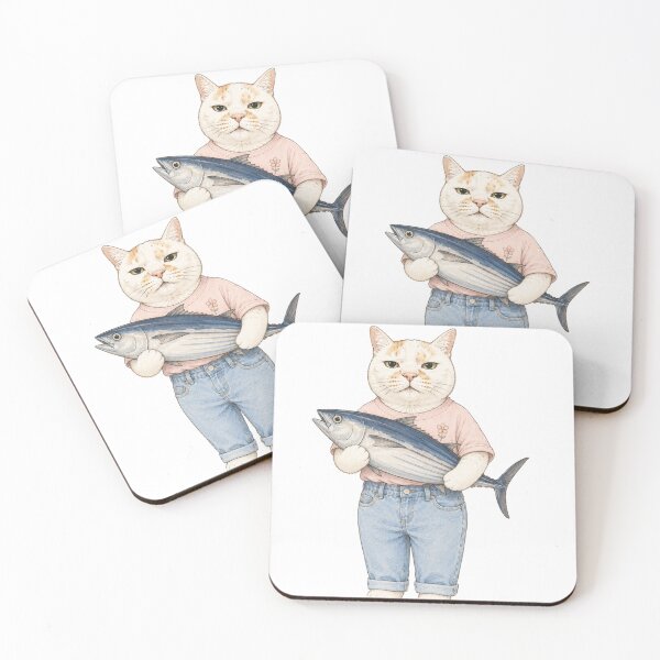 Item preview, The Proud Fisherman Cat designed and sold by Komatoya.
