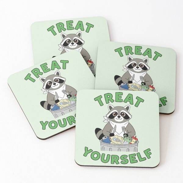 Item preview, Treat Yourself - Hungry Raccoon Trash Feast designed and sold by Regal Rev.