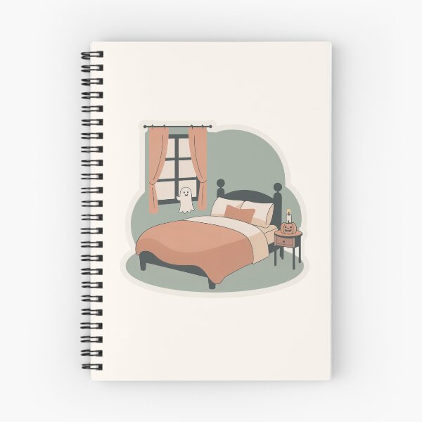 Item preview, Spooky Self Care Night Halloween Bedroom Art designed and sold by TrendMorphic.