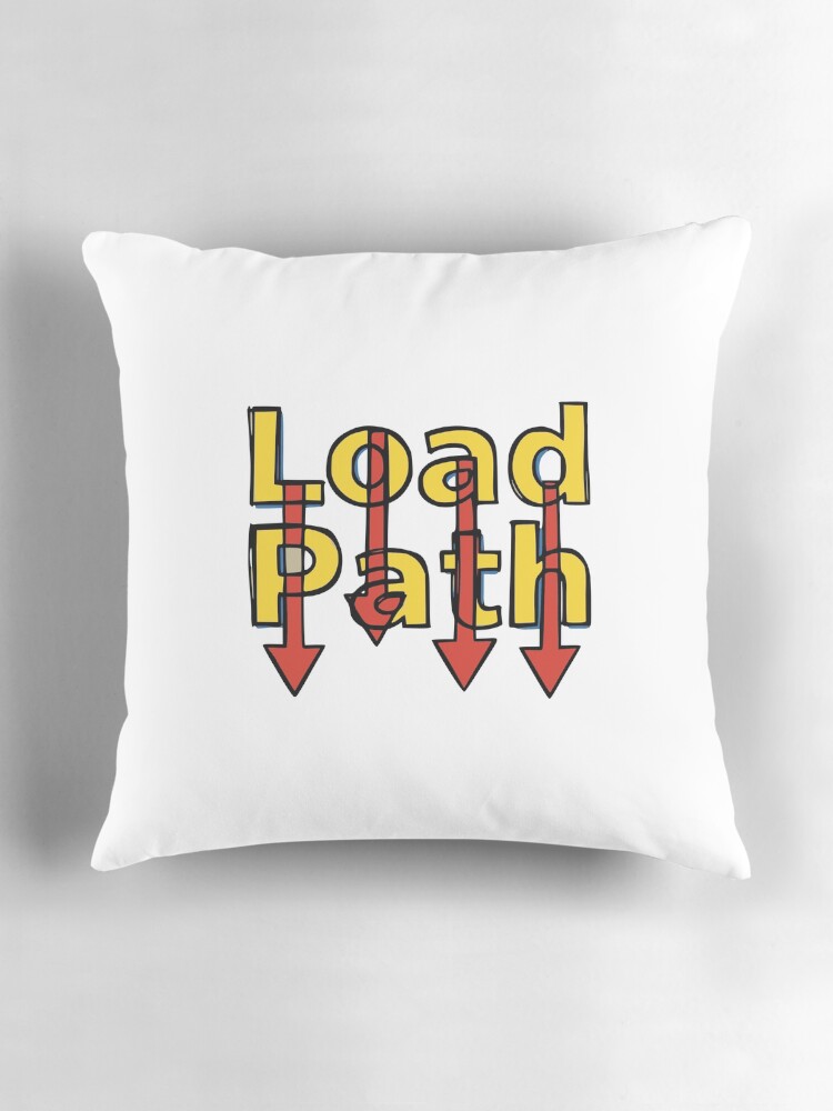 Thumbnail 3 of 4, Pillow, Load Path designed and sold by Creativejiffy.