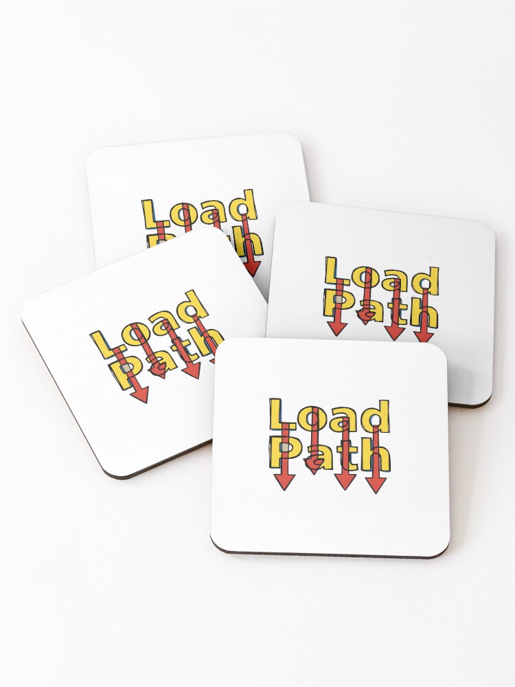 Thumbnail 1 of 5, Coasters (Set of 4), Load Path designed and sold by Creativejiffy.