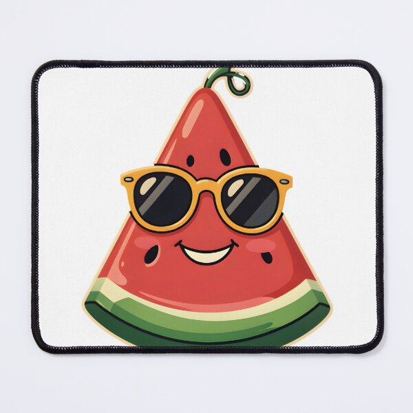 Item preview, Cute Watermelon Wearing Sunglasses Summer Cartoon designed and sold by KCasual.