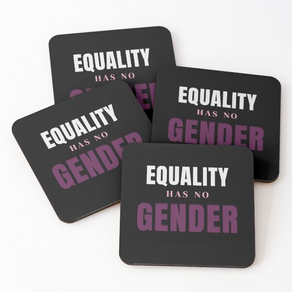Item preview, Equality Has No Gender Typography T-Shirt | Feminist Equality Quote Design designed and sold by Velora Printss.