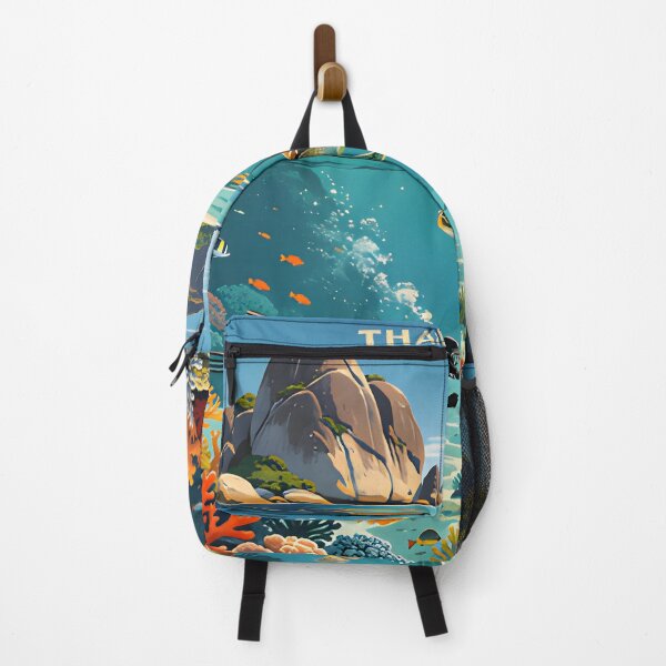 Item preview, Similan Islands Thailand Vintage Travel Poster – Tropical Paradise Wall Art designed and sold by Spirit of Siam.