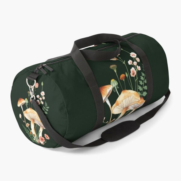 Item preview, Forest Mushroom Pattern on a Green Background | Mushroom Art | Nature-Inspired Pattern designed and sold by UnhingedBird.