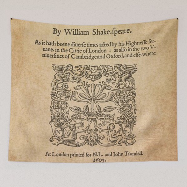 Item preview, Poster Shakespeare Hamlet 1603 Painting designed and sold by CindyHiks.