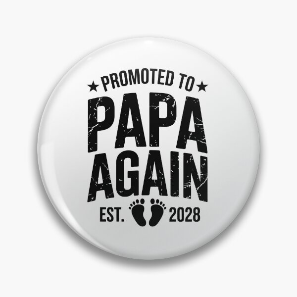 Item preview, Promoted to Papa Again 2028 designed and sold by jkrphoto.