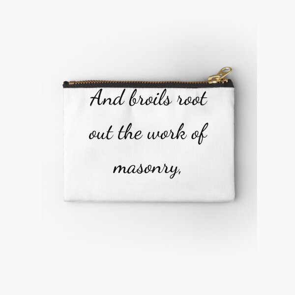 Item preview, "And broils root out the work of masonry," - handwriting black designed and sold by ariksworld.