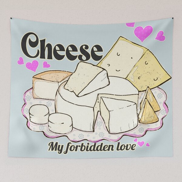 Item preview, Cheese, My Forbidden Love, Lactose Intolerant  Humor  designed and sold by Kyradem.