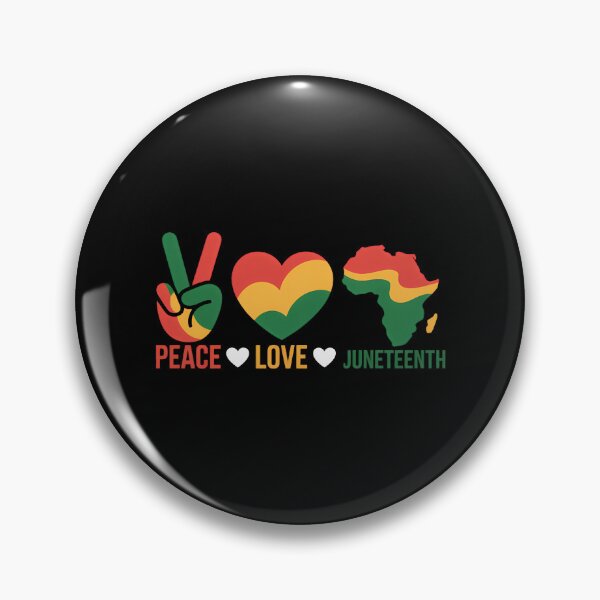Item preview, Peace Love Juneteenth - Black History African Roots Pride designed and sold by sailorjessiArt.